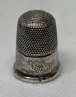 Antique Sterling Silver Thimble J f  James Fenton C1890 Victorian Sewing