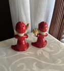Rare Vintage 1950   s Japan Baseball Player Salt And Pepper Shakers Set  k2 