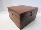 Vintage Polaris M c  Co   Ship Nautical Floating Compass In Dark Wood Box