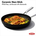 New Oxo Ceramic Professional Non-stick 12-inch Frypan Cleanup Is Easy  Free Ship