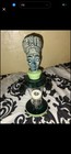 Glass Hookah Water Pipe W  African Head Topper   Bowl  Green   Black