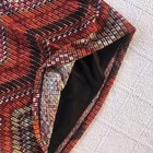 Vintage 90s Y2k Chevron Mini Skirt Catch My I Medium Phoebe Buffay Twee Usa Boho