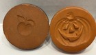 Vintage Rycraft Fall Cookie Stamps Lot Of 5 Ceramic Jol Scarecrow Peach Cherries