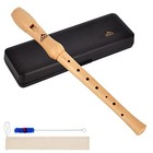 2 Piece German Style Soprano Recorder Instrument C Key 2 Piece German Style