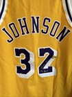 Magic Johnson Signed Lakers Mitchell   Ness Jersey 48 Long 1979-80 Usa