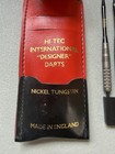 Vtg Hi-tec International Designer Parts Nickel Tungsten Darts Made In England