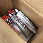 6 Pack Eclectic E6000 Industrial Strength Adhesive Glue Gel  Clear 2 Oz  New