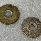 New York City  Vintage Transit Authority Tokens -lot Of 2