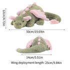 Malachy Dragon Plush Toy Green Pink Dragon Stuffed Animal Toy New With Tag