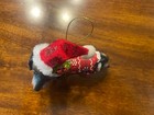 Santa Hat Dachshund Weiner Dog In Christmas Sweater   Tree Lights Ornament 3 