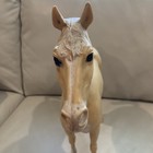 Vintage Johnny West Thunderbolt Palomino Horse Action Figure 60s Marx  some Wear