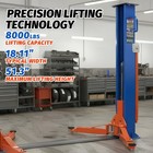 Free Shipping 8000lb 2 Post Car Lift Automotive Hoist Equipment Ce Certified