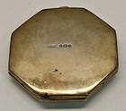 Antique 1883 Bh m English Roses Floral Guilloche Enamel Sterling Silver Compact 