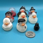 Lot Of 9 Mini Rubber Ducks Halloween Cat Ghost Witch Scream Duck