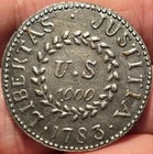 Nice Restrike 1783 Nova Constellatio Silver Mark 1000 Colonial Coin Token Medal