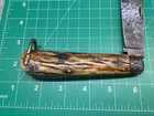 Antique Clark Shirley Stag Naval Rope Knife  1870   s 