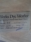 Weeks Dye Works 35 Ct Linen Parchment Cross Stitch Fabric 1 4 Yard Cut 1110