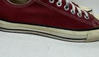 Vintage Converse All Star Chuck Taylor Red Canvas Low Made In Usa Mens Size 9