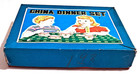 Vtg Blue Willow Child Dinner   Tea Set  Japan  20 Pieces In Original Box 