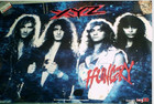 Xyz  band  Hungry Poster 1991 - 30x20 Pat Fontaine  Terry Ilous  Capitol Records