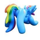 2-3m Rainbow Pegasus Cartoon Inflatable-inflate Blow Toy Pool Party Decoration