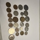 Mixed World Coin Collection Lot Circulated Copper Nickel Brass Coins Assorted