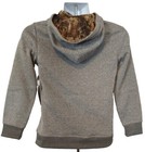 Realtree Boys Gray Orange Camo Hoodie Jacket Sweatshirt Sz Medium  10 12  Nwt
