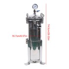 In outlet Bag Filter Housing Stainless Steel Dn25 Npt 1 0mpa Bag Filtration