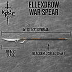 Kit Rae Ellexdrow War Spear With Art Print   Fantasy Design   70 1 2  Overall