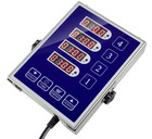 Temporizador De Cocina Profesional De 4 Canales Con Alarma Potente Led