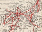 1912 Antique St Louis   San Francisco Railroad Map Vintage Railway Map 2444