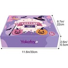 Fashion Witch Halloween Costume For Girls Kids Gift Light Up Dress Set Cosplay