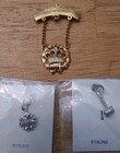 4g Solid 10k Gold Top Masonic Memorabilia Lodge  9 Tested 1972 Read Description