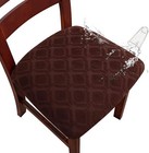 4pcs Waterproof Chair Seat Covers For Dining Room Form Fit Seat Covers