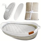 Lullababy And Co Baby Changing Basket With Two Covers     Practical Basket With 
