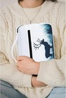Octsky Bible Cover Women Carrying Book Case Church Bag Bible Protective With Han