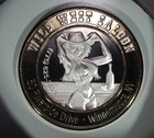 Brothel Silver Strike  10 Token  999 Fine Silver Nevada  Wild West Saloon