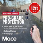 Mace Brand Peppergard  Self Defense  Police Strength Pepper One Size  Black 