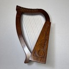 1990s Hand-carved 12-stringceltic Lap Harp