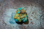 Natural Gem Hard Iron Mask Turquoise Nugget rare  Rare  New Mexico  7 4 Grams 