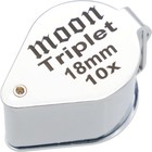 Chrome Jewelers Loupe 18mm 10x With Case El967 Pawn Shop Jewelry Store Triplet