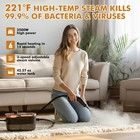 Enromted Steam Cleaner15s Heat-up 42 27oz Tank2500w Pressurized Handheld Steam
