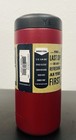 Yeti Rambler Colster Slim Can Insulator Can Cooler Red black Lid Insulated Ss