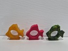 Vintage Bakelite Fish Napkin Rings  Set Of 3  Art Deco