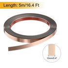Brushed Rose Gold Peel Stick Wall Molding Trim With Glove 0 4 Inch X 16 4 Feet