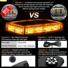 48led Roof Top Strobe Lights  High Visibility Emergency Safety Warning Light