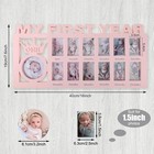 My First Year Baby Picture Frame Newborn Baby s First Twelve Months Photo Col   