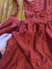 Vintage Apron Country Farmhouse Cottage Core Ruffles Swishy Gathered Material
