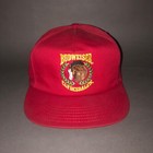 Vintage Budweiser Clydesdales Snapback Hat Beer Advertising Bud Cap Horses 90s