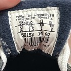 Vintage Nike Air Baby Infant Shoes White Blue Red Swoosh Tie Leather